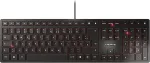 Klaviatuur CHERRY KC 6000 Slim Keyboard USB schwarz JK-1600DE-2