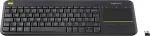 Klaviatuur Logitech WIRELESS TOUCH KEYBOARD K400 PLUS BLACK
