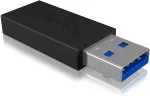 ICY BOX USB 3.2 Gen 2 adapter IB-CB015, USB-A male > USB-C female (black)