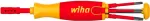 Wiha screwdriver with bit magazine LiftUp electric (red/yellow, 7 pieces)