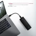 AXAGON EEM2-UB2 USB-C 3.2 Gen 2 - M.2 NVMe SSD 42-80mm box black
