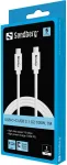 SANDBERG 136-53 USB-C to USB-C USB 3.1 Gen2 PD 100W cable, 1M