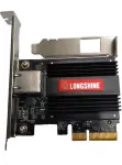 V&otilde;rgukaart Longshine NEK PCIe x4 10GBit RJ-45 jaem&uuml;&uuml;k