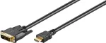 Goobay DVI-D > HDMI 2m Black