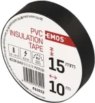 PREMIUMCORD Emos PVC insulating tape 15/10 black