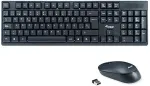 Klaviatuur Equip Kombi Wireless Tastatur+Maus ES schwarz