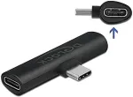 DeLOCK Adapter USB Type-C&trade; zu 2 x USB Type-C&trade; PD schwarz