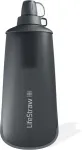 No name Peak squeeze filter bottle 1l-dark grey LIFESTRAW