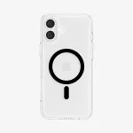 SPIGEN Ultra Hybrid (MagFit) mobile phone case 17 cm (6.7") Cover Black, Transparent