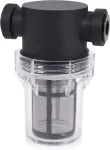 Alphacool ES Big Inline particle filter 2x G1/4 IG/IG (black/transparent, for the coolant circuit)