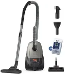 Tolmuimeja PHILIPS Vacuum Cleaner||Input power 850 W|Dust capacity 3 L|Cylinder vacuum|Cleaning type Dry|Dust container Dust bag|Colour Black/Grey|XD2152/12