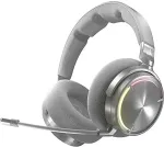 Corsair VIRTUOSO MAX WIRELESS, Silver Headset Handheld Gaming Bluetooth Carbon