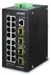 Planet Technology Corp. PLANET Industrial 16-Port 10/100/1000T + 4 100/1000X SFP