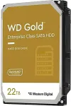 K&otilde;vaketas Western Digital Gold internal hard drive 22 TB 7200 RPM 512 MB 3.5" Serial ATA III