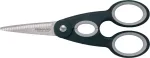 FISKARS 1003034 kitchen scissors 220 mm Grey, Stainless steel Universal