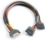 Akasa SATA power splitter Sata(M) to 2xSata(F) 30 cm