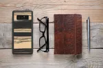 MAN&WOOD MAN&WOOD SmartPhone case Galaxy Note 8 white ebony black