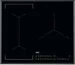 Pliidiplaat Aeg TI64IB10IZ Black Built-in 60 cm Zone induction hob 4 zone(s)
