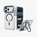 SPIGEN Ultra Hybrid Optik S (Mag Fit) mobile phone case 16 cm (6.3") Cover Transparent, Blue