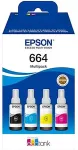 Tooner EPSON Patrone 664 4er-Pack black + color T6646