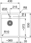 FRANKE Sirius SID 610-40, 143.0675.501