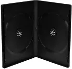 Toorikud MEDIARANGE DVD Leerbox 50pcs Double black