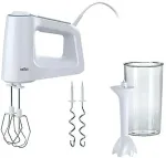 Braun MultiMix 3 HM 3105 WH - Handmixer - 500 W - wei&szlig;