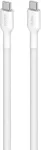 Puro Kaabel Braided USB-C/USB-C 240W, 2m, White