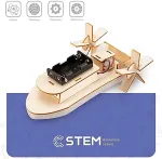 Noname Wooden Assembly Kit Paddle Steamer, STEM Educational Toy
