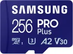 M&auml;lukaart SAMSUNG PRO Plus 256 GB microSDXC (2023), memory card (blue, UHS-I U3, Class 10, V30, A2)