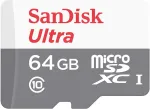 M&auml;lukaart Sandisk Ultra microSDXC 64GB 100MB/s Class 10 UHS-I