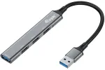 EQUIP 4-Port USB-A3.2-Hub->3xUSB-A 2.0/1xUSB-A3.2 5Gbps