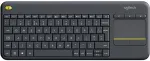Klaviatuur Logitech WIRELESS TOUCH KEYBOARD K400+ DARK - NLB - 2.4GHZ CENTRAL