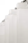 Deante Universal shower curtain 150 cm - 10 eyelets