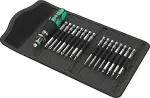 Wera Kompakt 60 KK - Steckschl&uuml;ssel-Satz - 1/4 - Metrisch - 17 Kopf/K&ouml;pfe - 10,15,20,25,30,40 mm - PH1,PH2,PH3,PZ1,PZ2,PZ3 (05059294001)