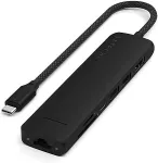 Satechi ST-P7SK interface hub USB Type-C 10000 Mbit/s Black