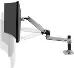 ERGOTRON LX Monitor Arm in Aluminium - Monitor Tischhalterung mit patentierter CF-Technologie f&uuml;r Bildschirme bis 86,40cm (34) und 3,2-11,3 kg, VESA Standard,