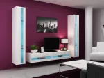 Cama MEBLE Cama Shelf unit VIGO NEW 180/40/30 white/white gloss