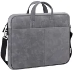 Defender NOTEBOOK BAG LEATHER 15 ,6" GREY