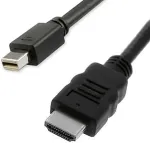 ITB VALUE - Video- / Audiokabel - DisplayPort / HDMI - 32 AWG - Mini DisplayPort (M) - HDMI, 19-polig (M) - 1 m - abgeschirmt - Schwarz (11.99.5790)