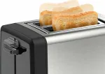 Bosch TAT4P420DE Kompakt Toaster, DesignLine, Edelstahl