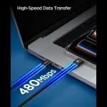 SPIGEN USB-C kaabel Essential 100W (USB-C <-> USB-C) 1m, must, EB10010CCA,