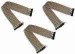 Kabelmeister Jumper Wire 40-Pin Bu-Bu 3er-Set 20cm