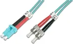 Digitus LWL Patchkabel LC -> ST 3.00m Multimode Duplex OM3