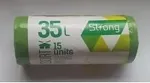 Sortex Pr&uuml;gikott , 35 l, 30 mk, 50 x 60cm, roheline, 15 tk, 2 tk