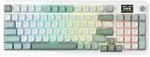 Klaviatuur Redragon K719WG-RGB-PRO Galatin keyboard USB + RF Wireless + Bluetooth White, Green