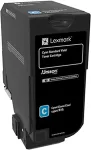 Tooner LEXMARK CS72x Cyan Standard Yield Toner Cartridge | Lexmark 74C0S20 | CS720 Cyan Standard Yield Toner Cartridge | Cartridge | Cyan