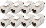 Digitus Keystone Jack Cat6A/RJ45->LSA geschirmt 500MHz 8St