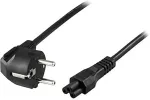 DELTACO Kaabel toide 220V "ristikhein", 1.0m / DEL-109CA