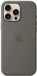 APPLE iPhone 16 Pro Max Silicone Case with MagSafe - Stone Gray